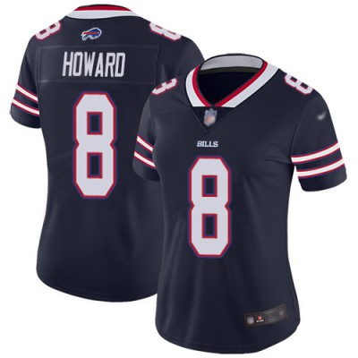 Nike Buffalo Bills #8 O. J. Howard Navy Women's Stitched NFL Limited Inverted Legend Jersey